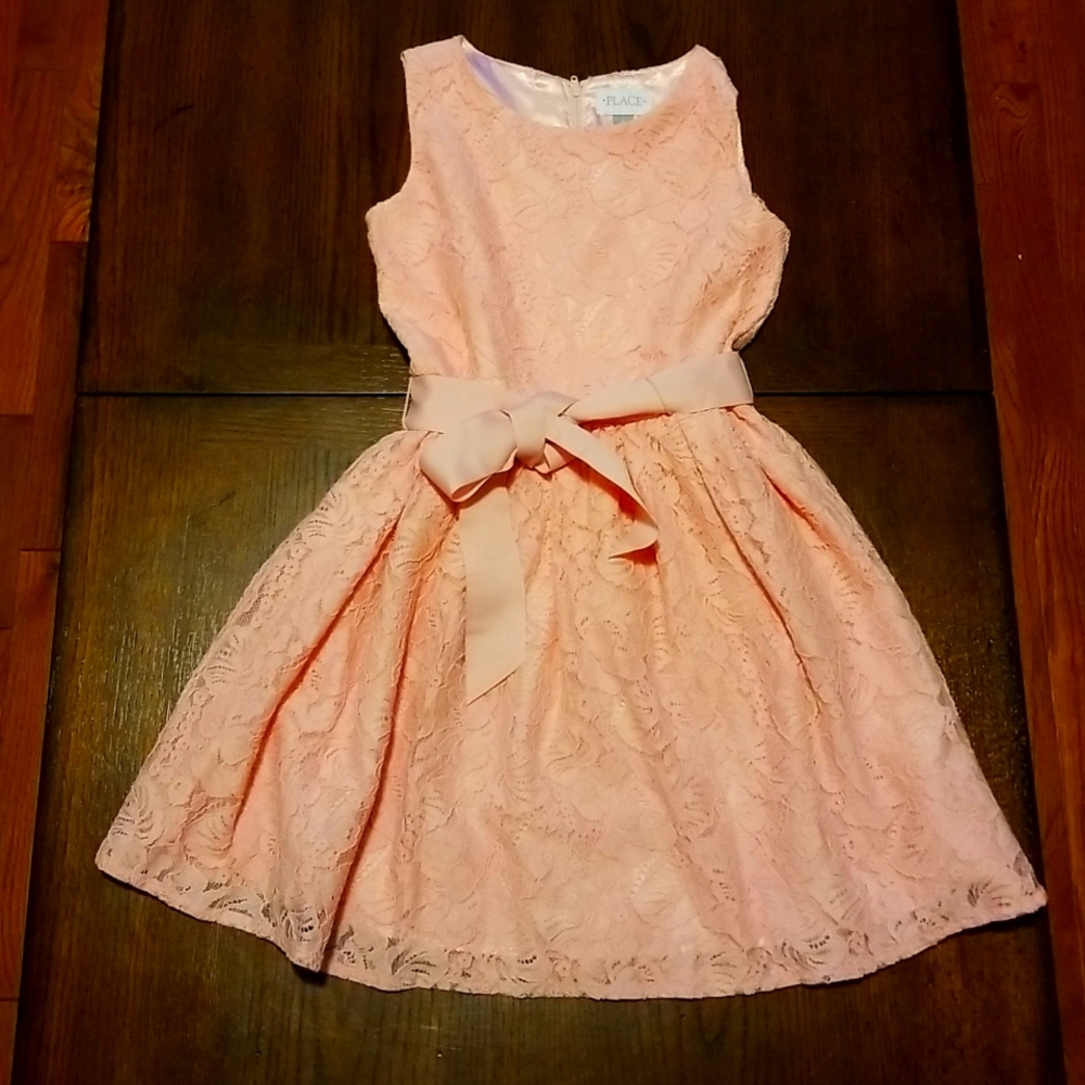 Place Girl Dress Coral 8T